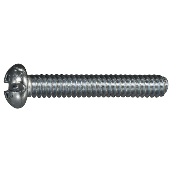 Midwest Fastener #10-24 x 1-1/4 in Combination Phillips/Slotted Round Machine Screw, Zinc Plated Steel, 100 PK 04687 - main